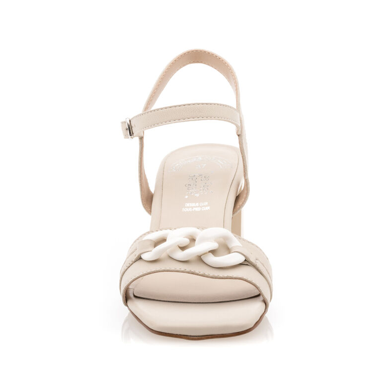 Beige sandaler / åben tå sko til kvinder