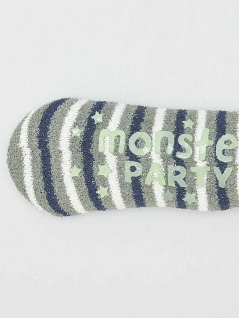 Sokslippers - GROEN