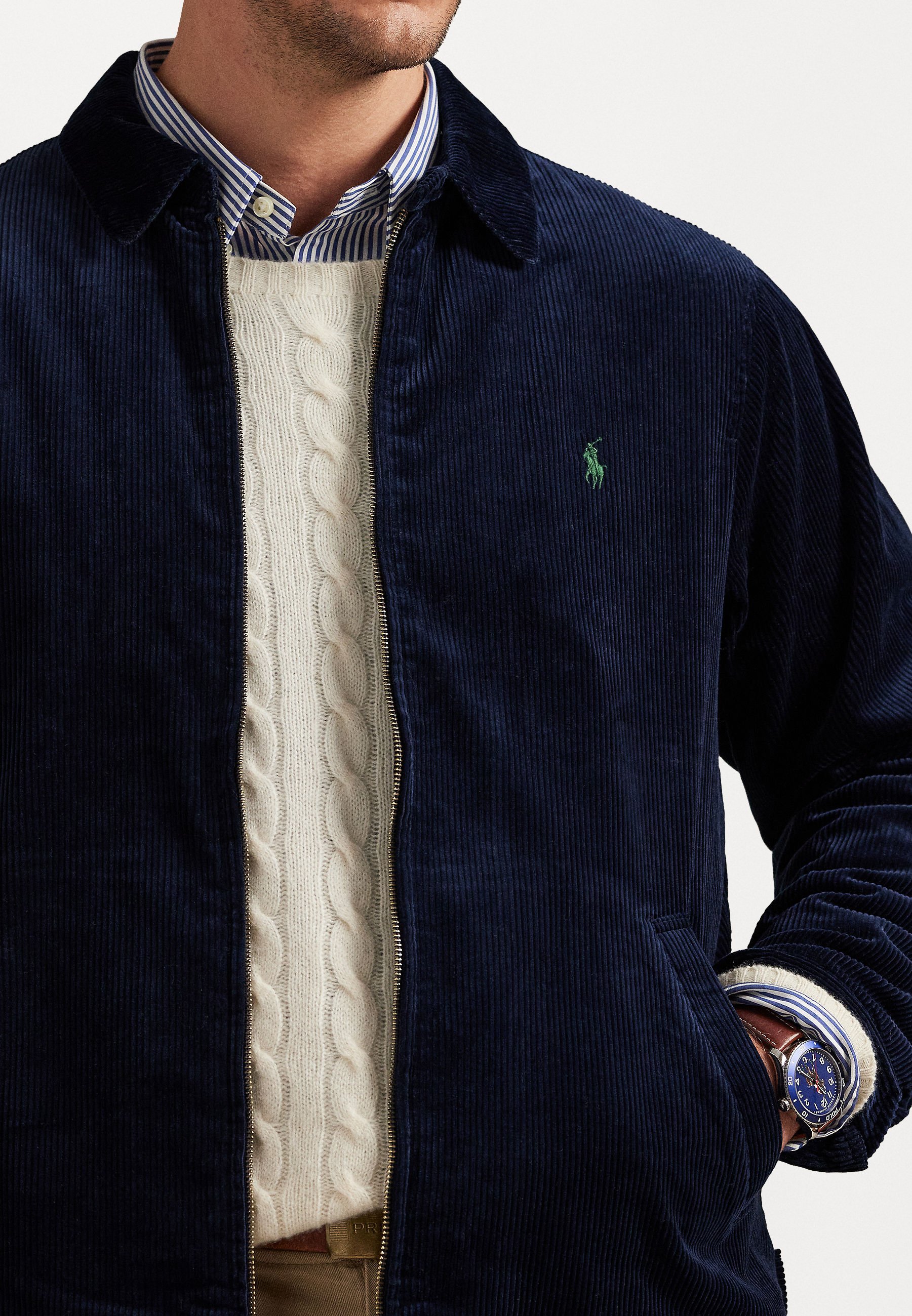 Giacca in velluto a coste Wynton di Polo Ralph Lauren Big & Tall - Giacca leggera - blu navy