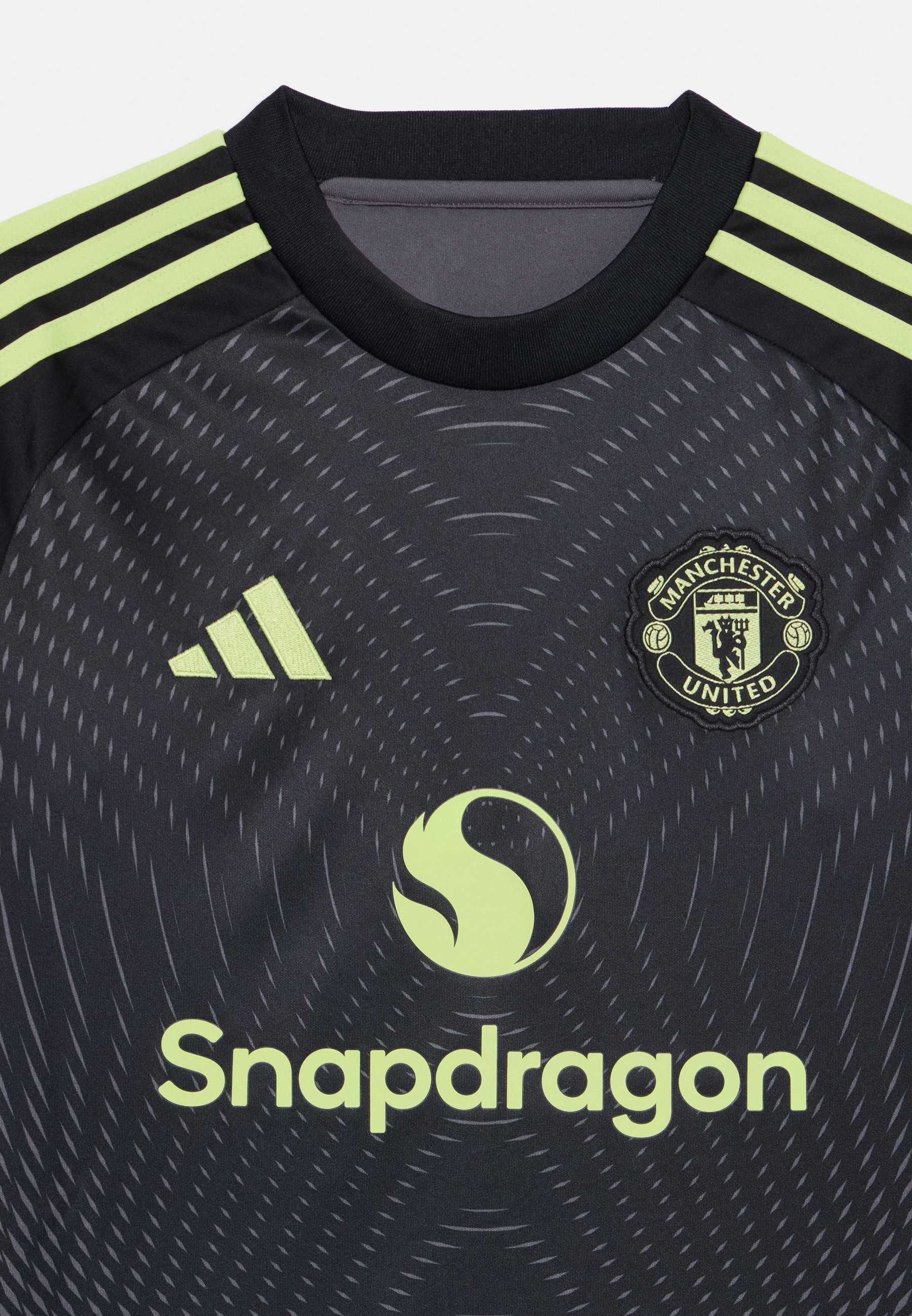 adidas Performance MANCHESTER UNITED 25/26 KINDERSHIRT MET LANGE MOUWEN UNISEX - Clubkleding - grijs vijf