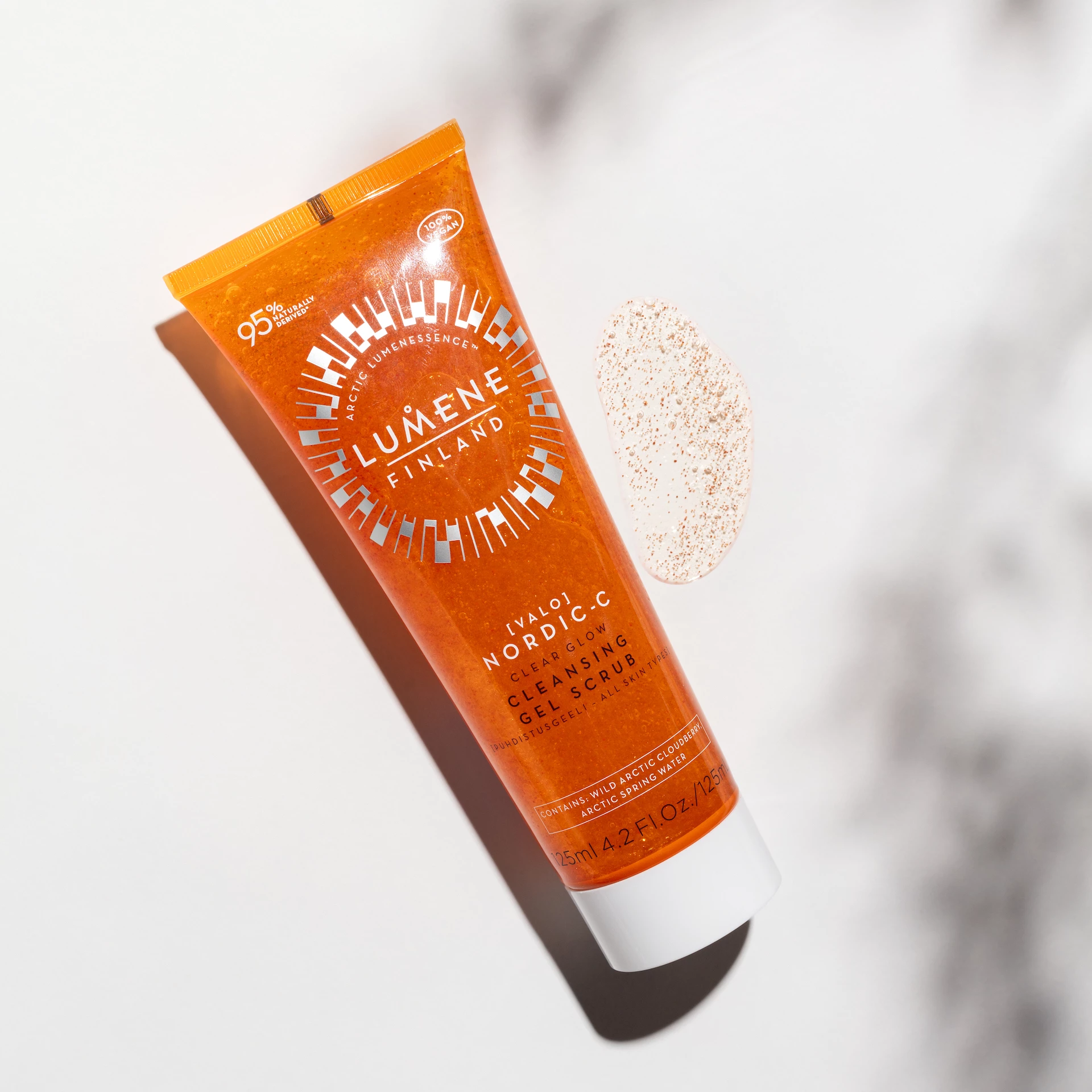 Nordic-C Clear Glow arctisztító gél bőrradír 125 ml - Lumene