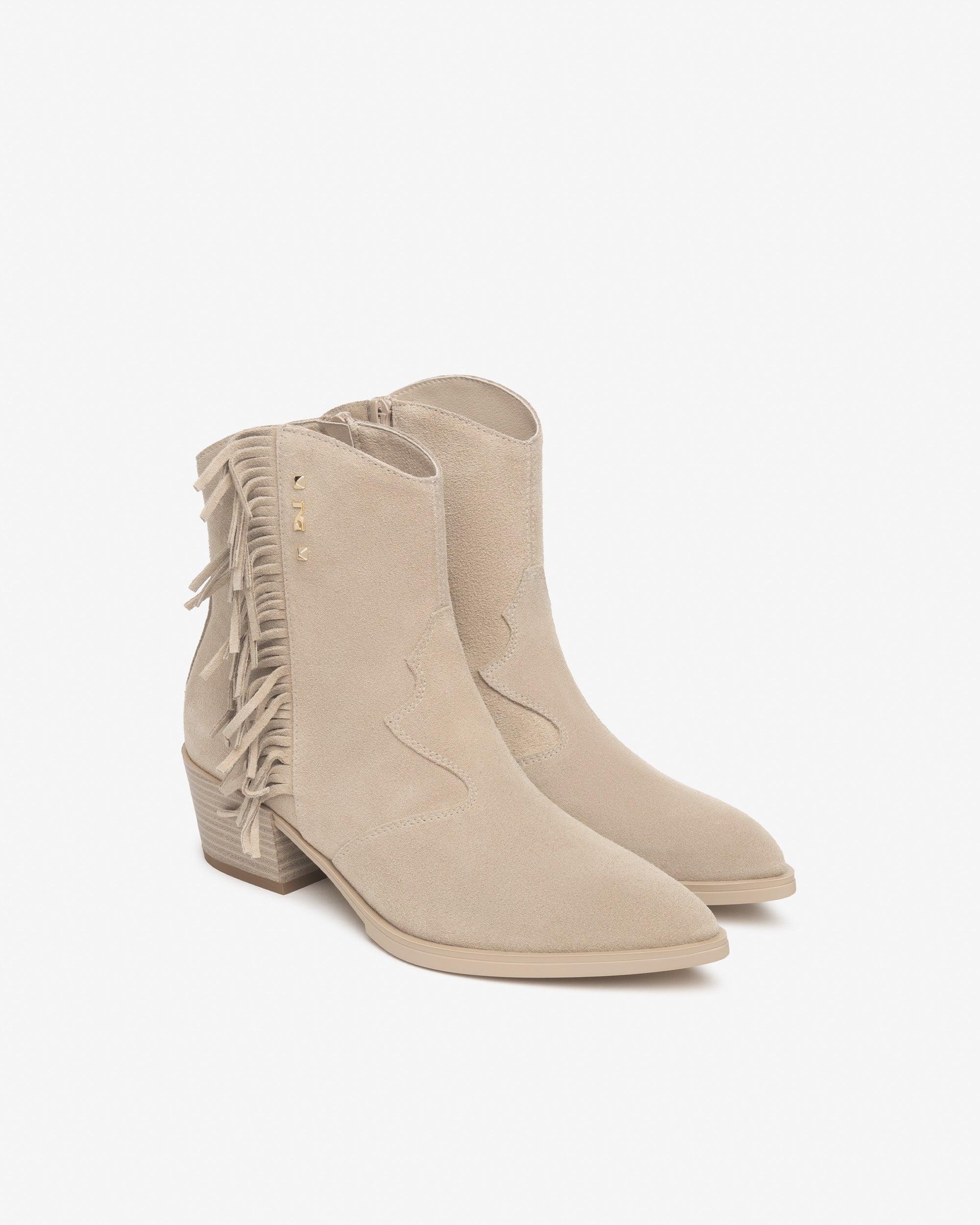  Damen-Wildlederstiefeletten
