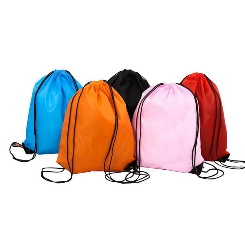 Zainetti con coulisse, 40 pezzi, zainetti da palestra con coulisse, 5 colori