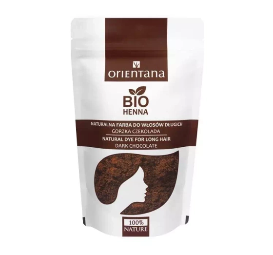 Orientana Henna do włosów Gorzka Czekolada 100g