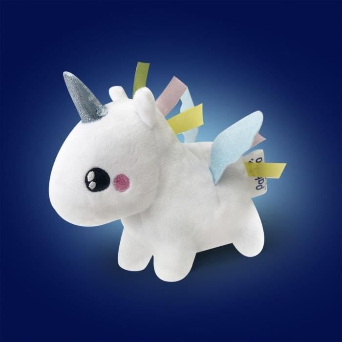 Peluche de unicornio con luz nocturna