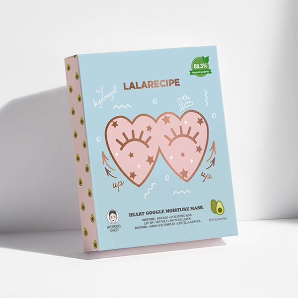 Mască hidratantă LALARECIPE Heart Goggle
