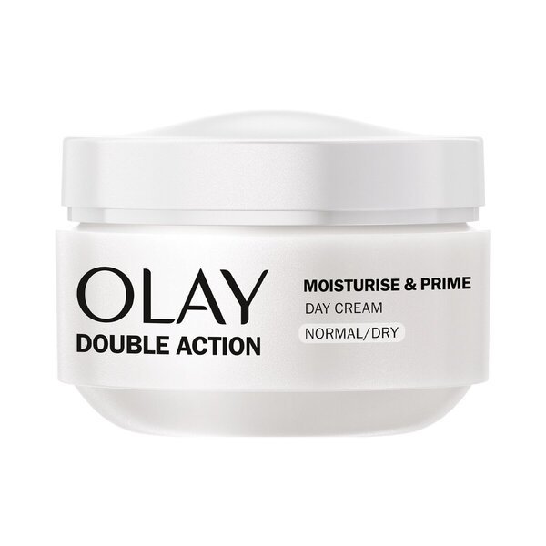 Olay Double Action dienas krēms un bāze<br>50ml - normālai un sausai ādai