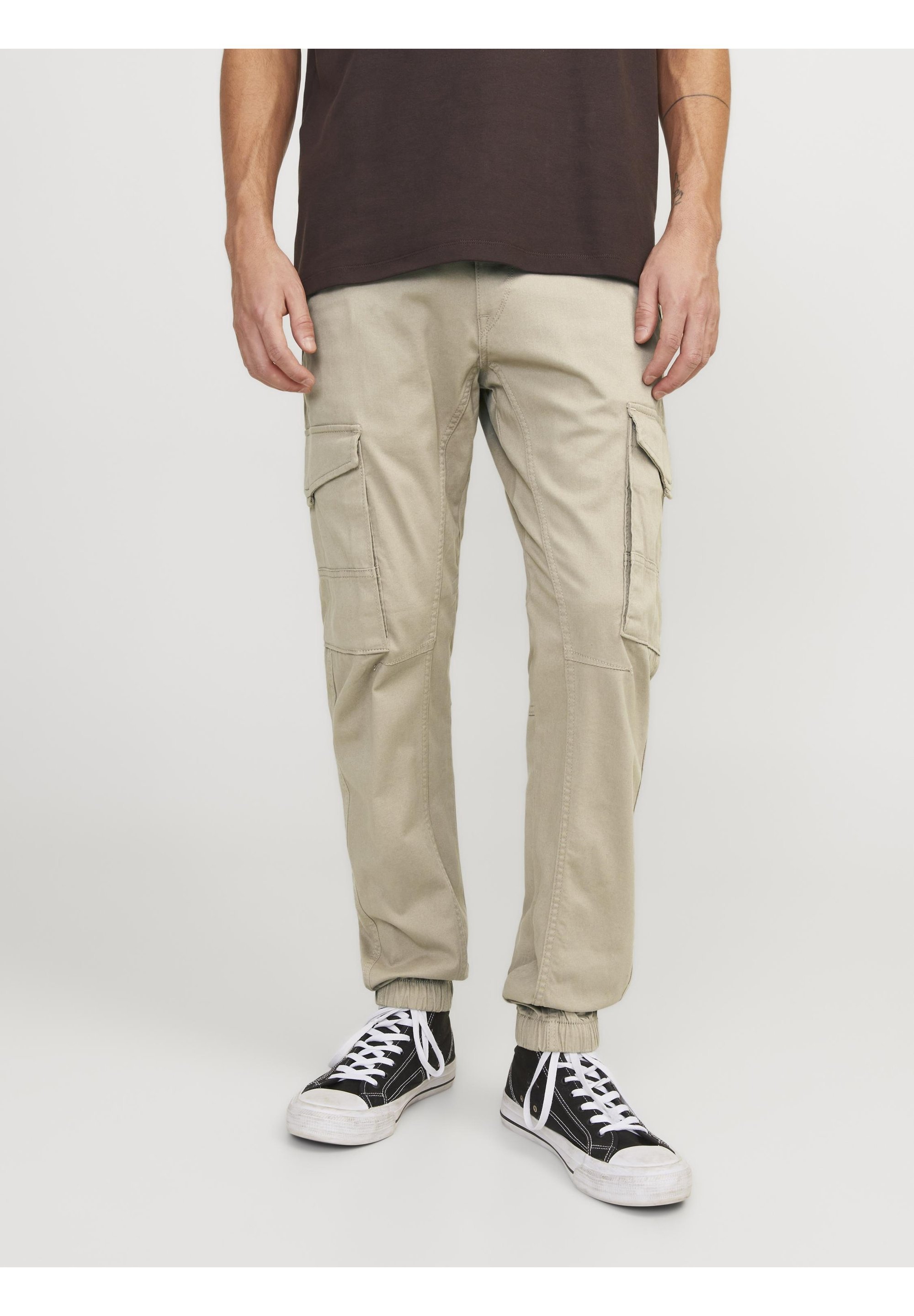 Jack & Jones cargobroek - donkergrijs