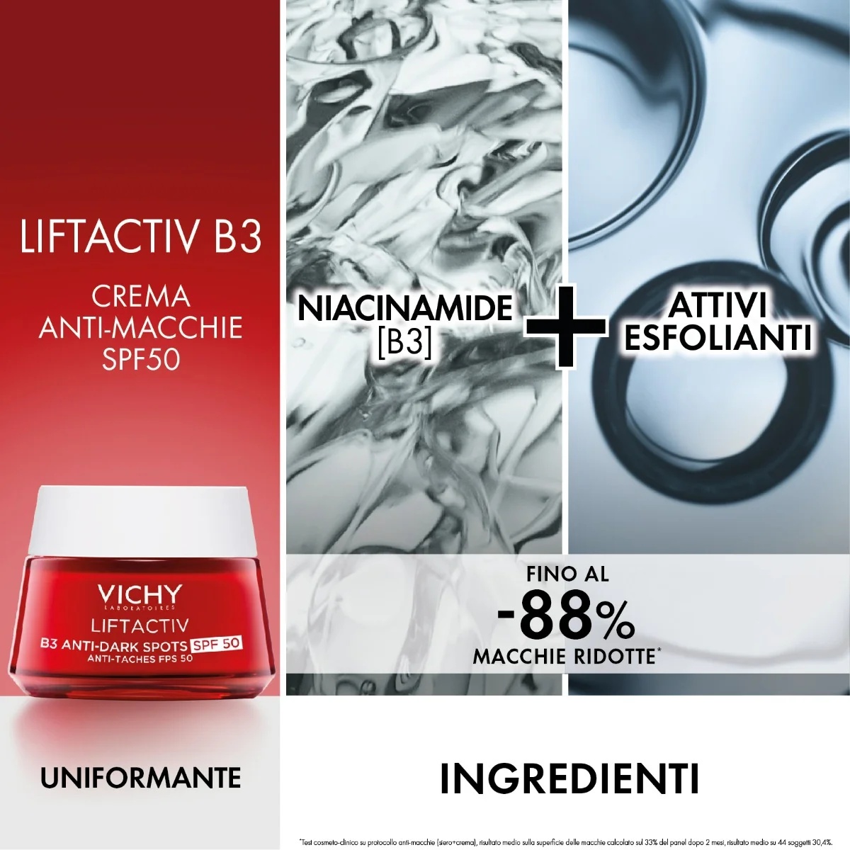 VICHY Liftactiv brightening anti-aging cream B3 SPF50 50 ml + Lift Specialist B3 serum 5 ml + Liftactiv Supreme Night 15 ml