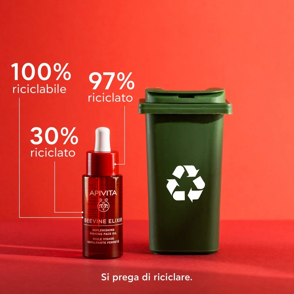Beevine Elixir Olio Viso Ricostituente Rassodante - Olio viso antirughe, Olio viso lifting