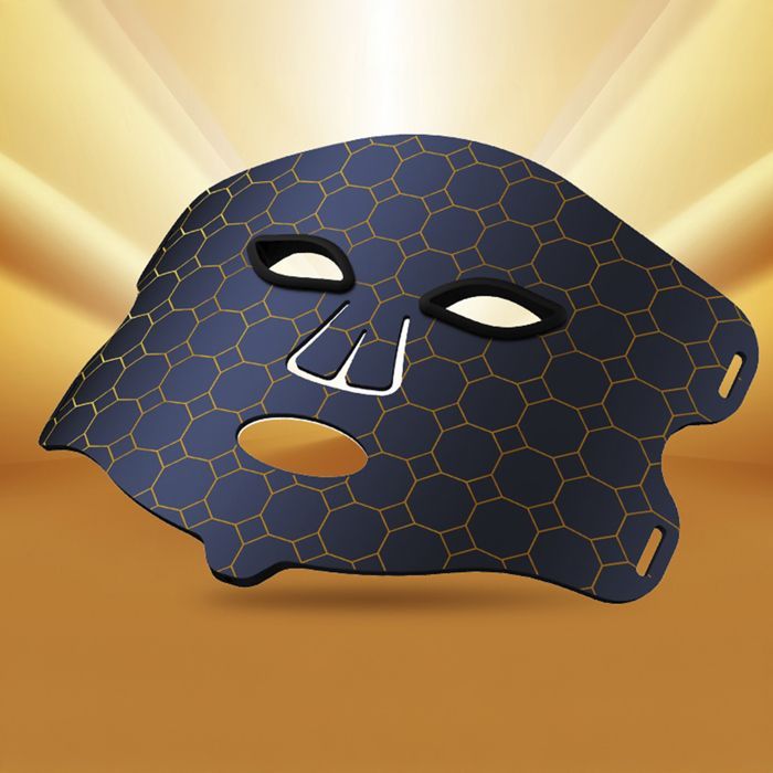 Mascarilla facial con luz LED DAM, rejuvenecimiento de la piel mediante vibración fotónica. Con 4 modos de uso.