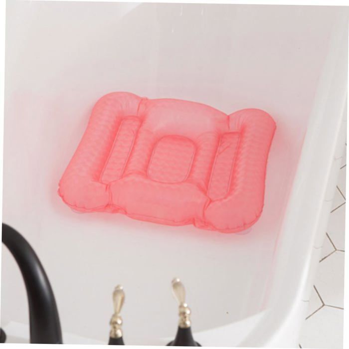 Cojín de baño inflable de 2 piezas, rellenable con agua, accesorio para baño y spa.