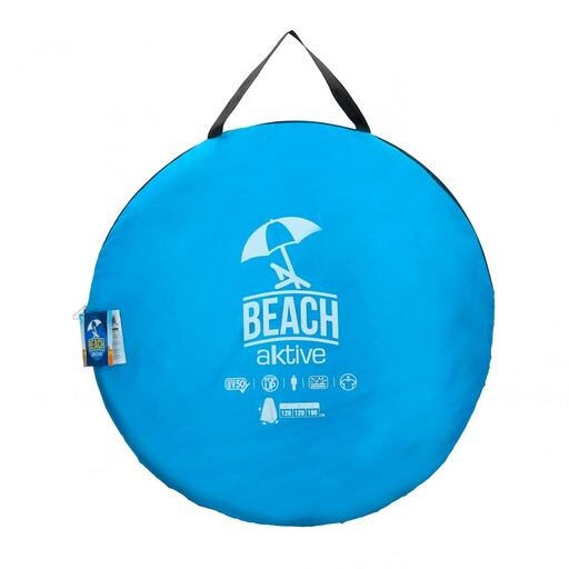 Aktive Camping Sköttält med Golv 120x120x190 cm Blå