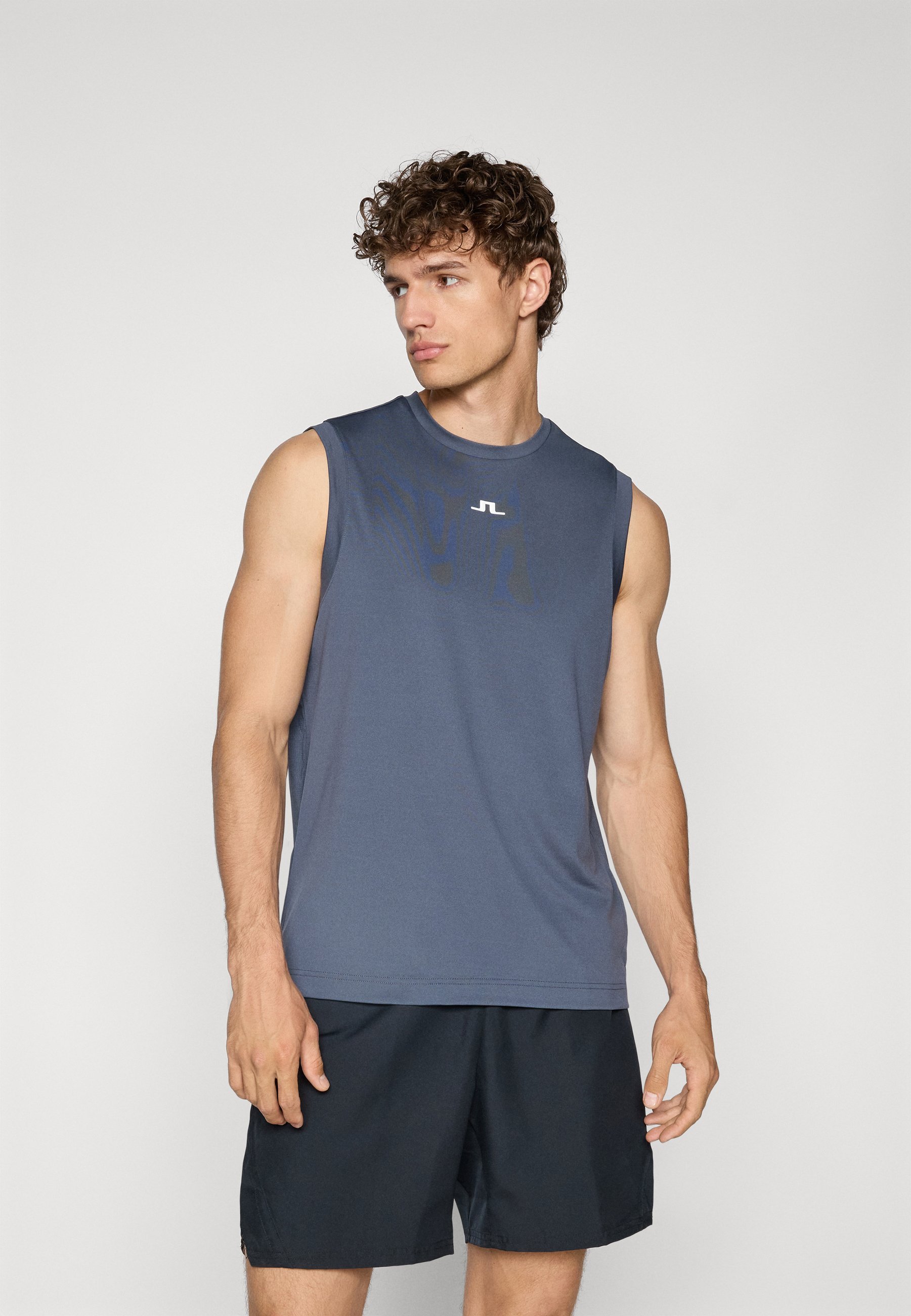 J.LINDEBERG Sports JACK MOUWLOOS T-SHIRT - Top - ombre blauw