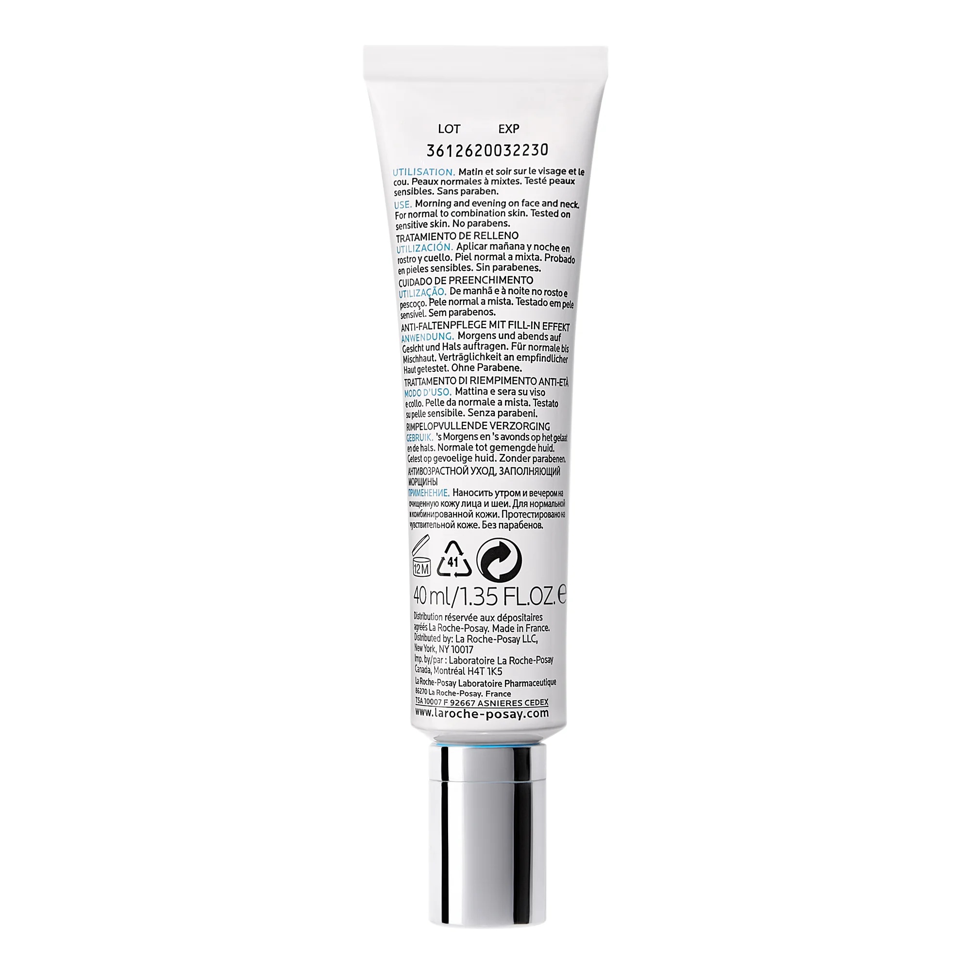 LA ROCHE POSAY La Roche Posay Redermic C Anti-Aging Filler Treatment 40 ml voor normale tot gecombineerde huid