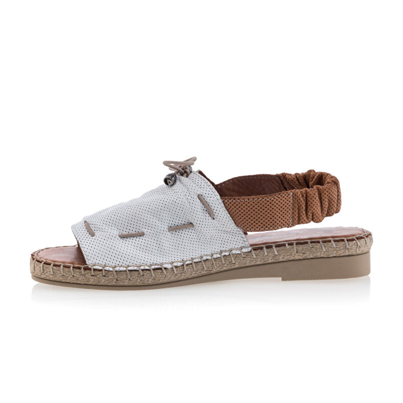 Sandali bianchi da donna / Scarpe aperte in punta