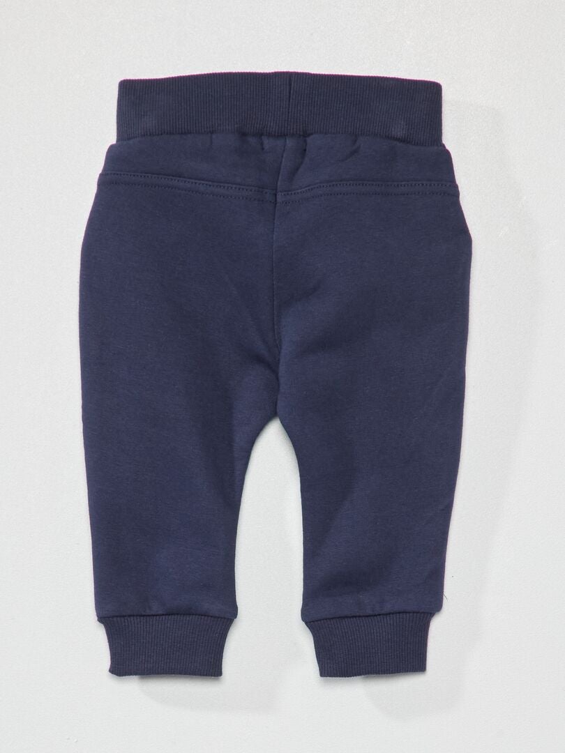 Fleece joggingbroek - BLAUW