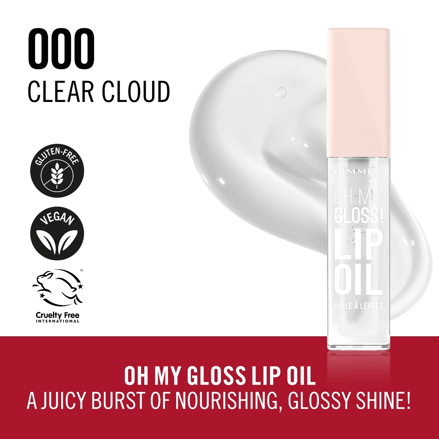 Rimmel London Lippenöl Oh My Gloss! Lippenöl – 4,5 ml