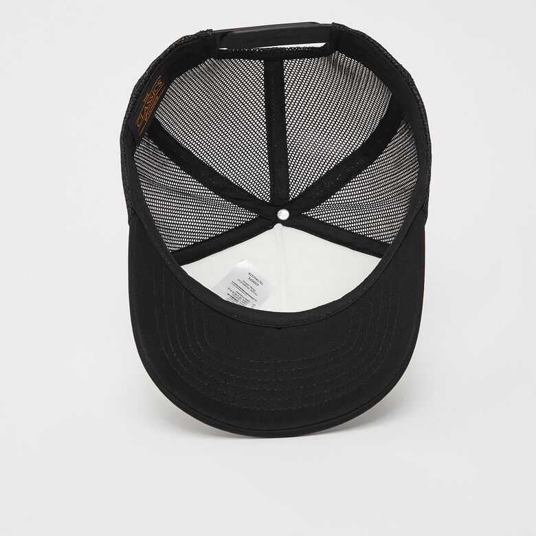 Cappellino da camionista in schiuma con visiera curva