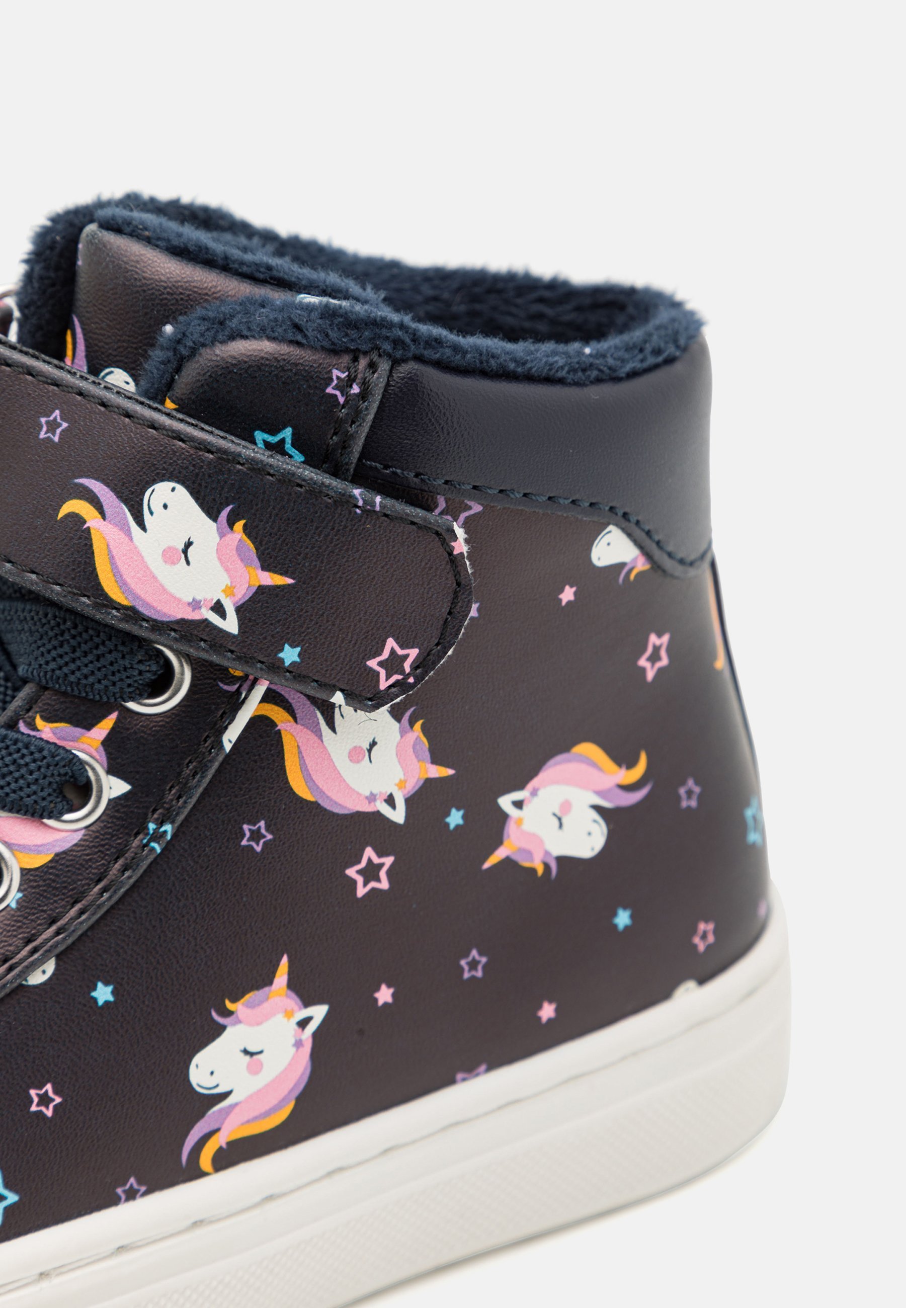 Friboo hoge sneakers - donkerblauw