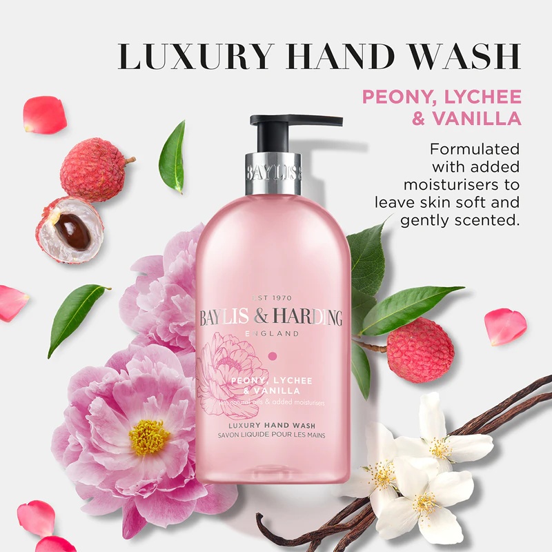 Baylis & Harding Mitrinošas šķidrās roku ziepes 