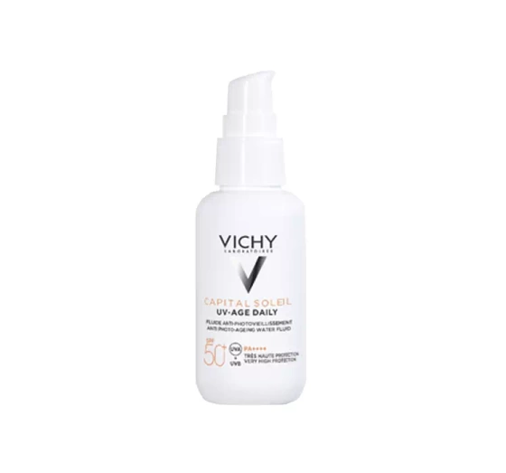 Vichy Capital Soleil UV-Age Daily fluid przeciw fotostarzeniu się skóry SPF50  40 ml