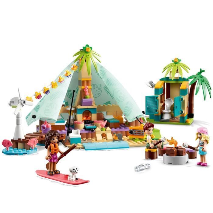 LEGO® 41700 Friends Camping Glamour Set de Glamping, Jouet pour Filles et Garçons dès 6 ans avec 3 Mini-Poupées et Accessoires