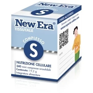 Homeopathisch geneesmiddel met smaak, genaamd New Era Complex S, 240 minitabletten