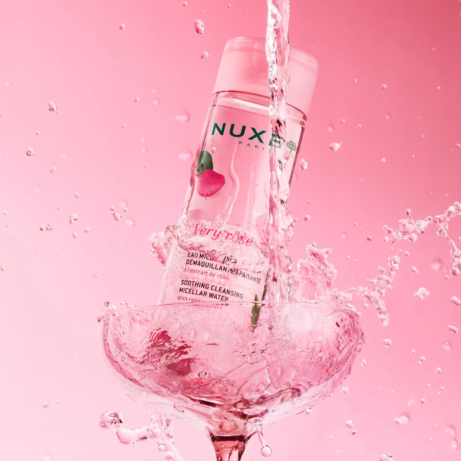 NUXE Eau micellaire apaisante 3-en-1 visage et yeux