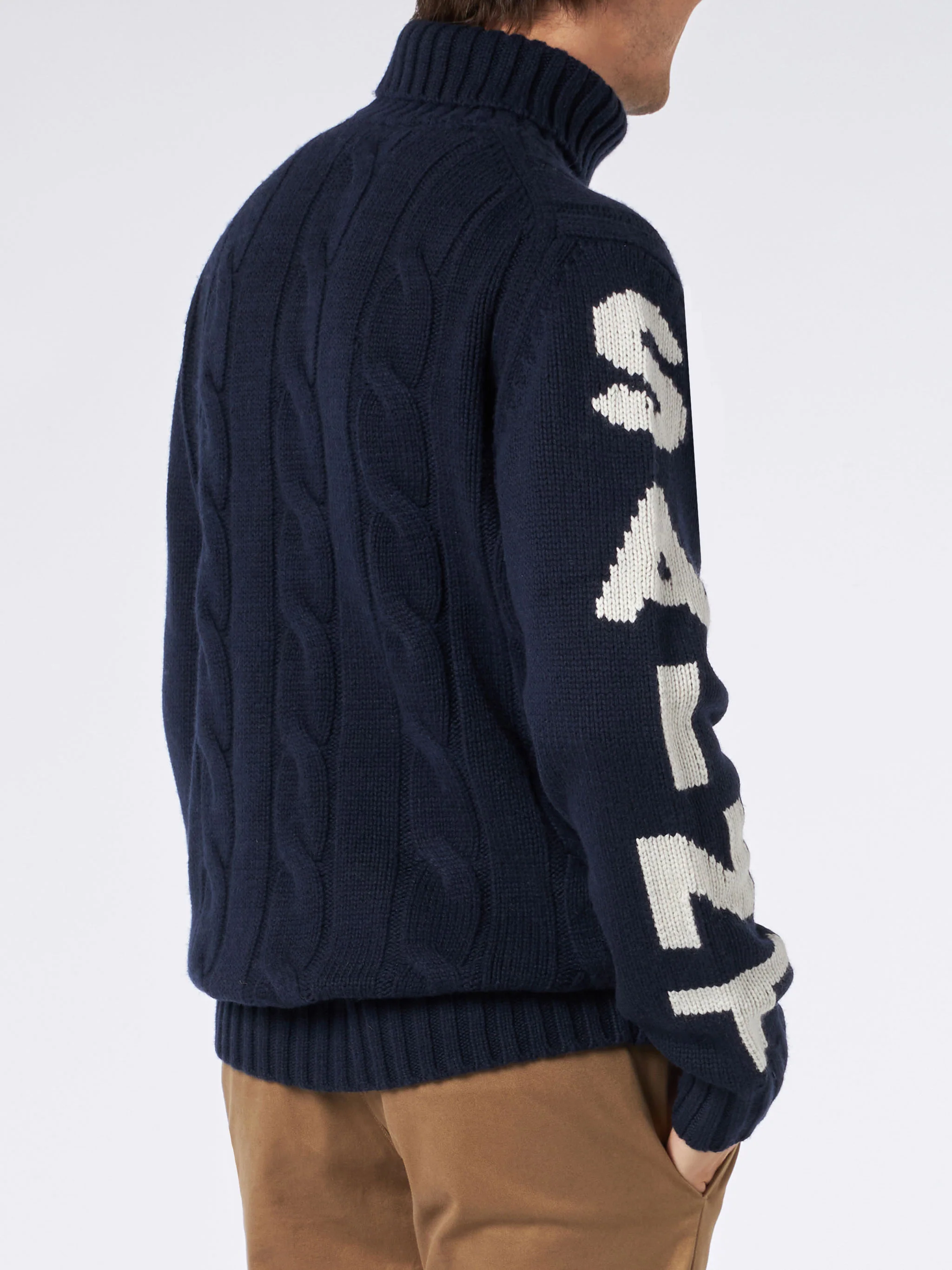 Saint Barth gewebter Rollkragenpullover