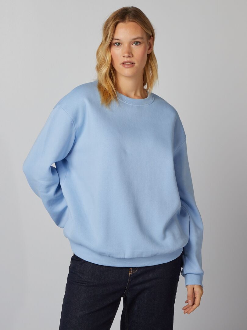 Oversized sweatshirt - blauw