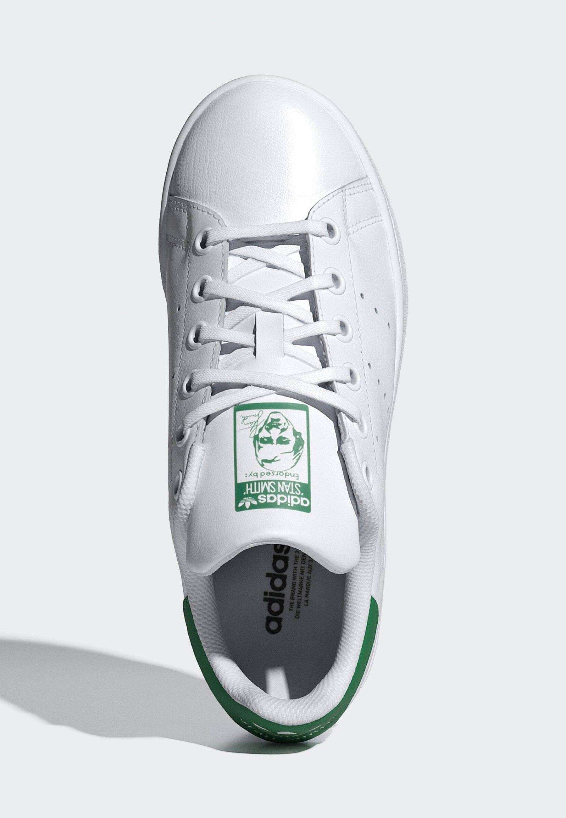 adidas Originals STAN SMITH KIDS - Sneaker - ftwr weiß ftwr weiß grün