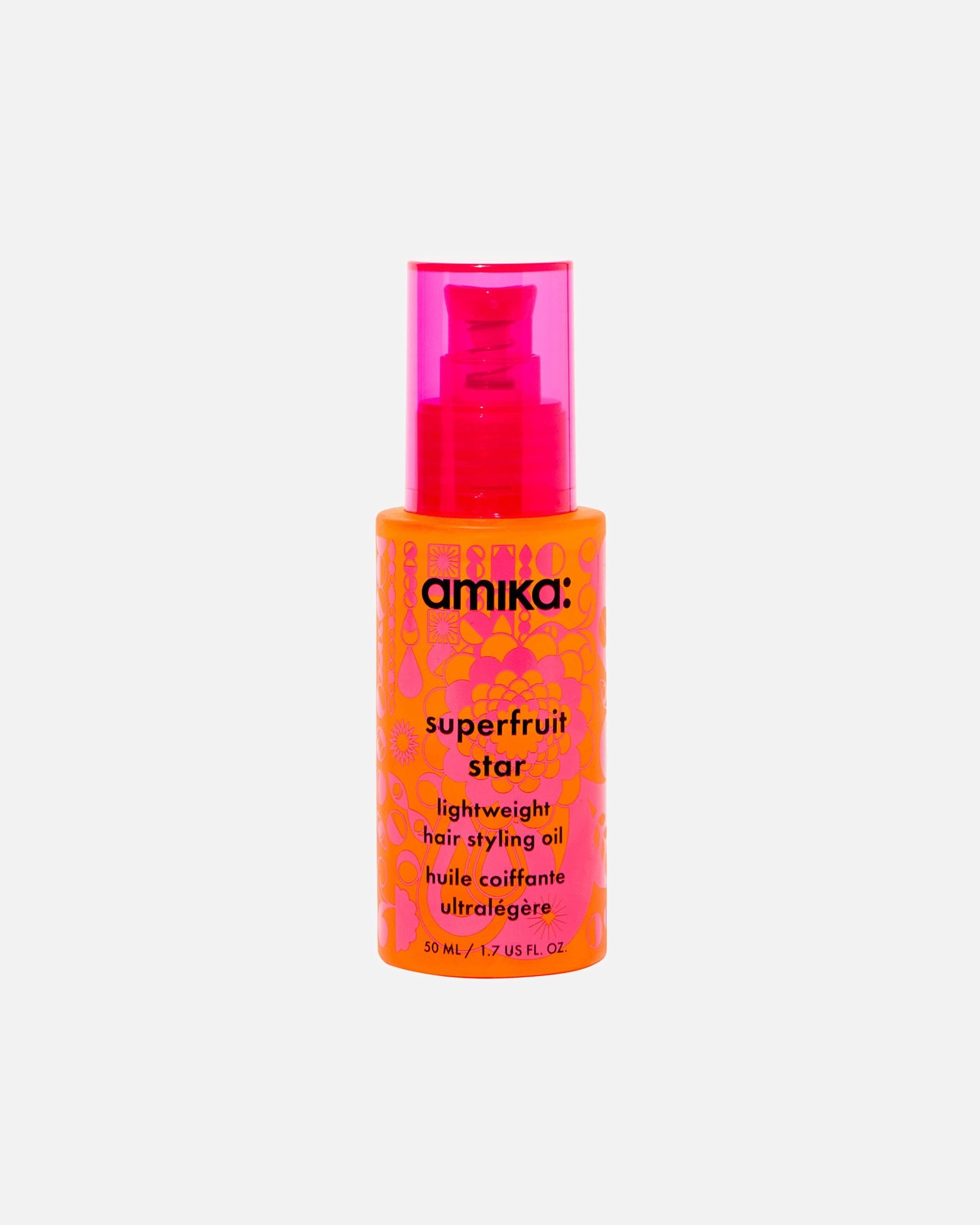 Amika Superfruit Star matu eļļa, viegla matu veidošanas eļļa – 50 ml