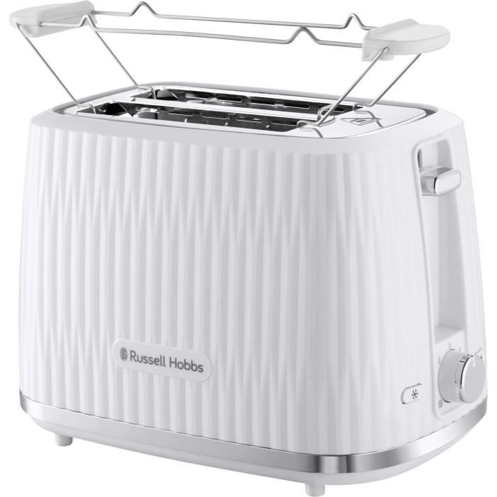 Tostadora - RUSSELL HOBBS - EDEN - 800 W - 2 ranuras - Blanca