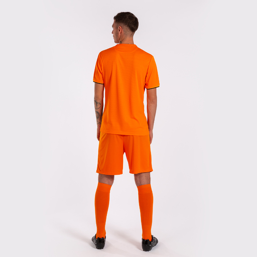Tricou Joma Toletum IV cu mânecă scurtă, portocaliu și negru