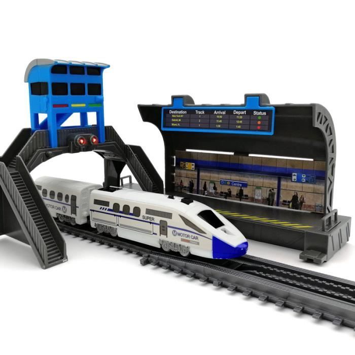 Tren de juguete de alta velocidad ZGEER para niños, modelo de tren eléctrico pequeño para niños.