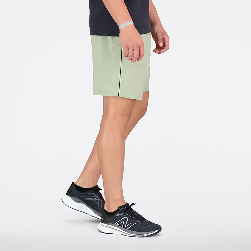Core Run Herren-Shorts, 7 Zoll, Olivgrün