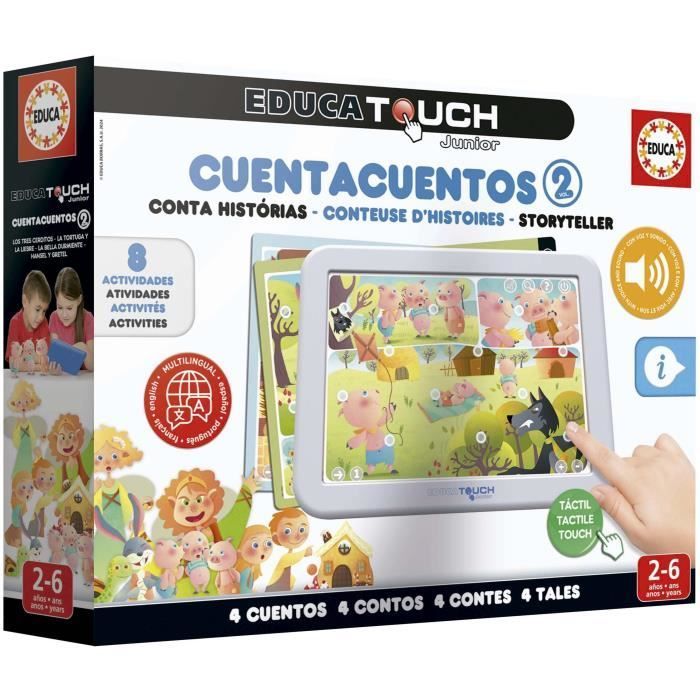 Gioco educativo - EDUCA - Touch Junior - Storyteller 2 - 4 storie - 8 attività educative