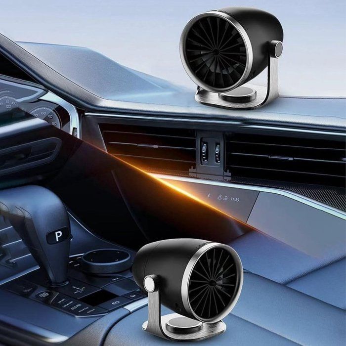 Riscaldatore per auto - 12V 100W 2 in 1 Ventilatore regolabile - Per auto, camper e sbrinamento