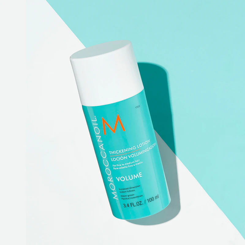 Loção modeladora Moroccanoil Volume Thickening para cabelos normais a finos
