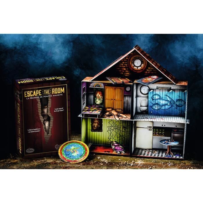 ESCAPE THE ROOM Juego de escape de Ravensburger - La casa de muñecas maldita - De 1 a 4 jugadores - Mayores de 13 años