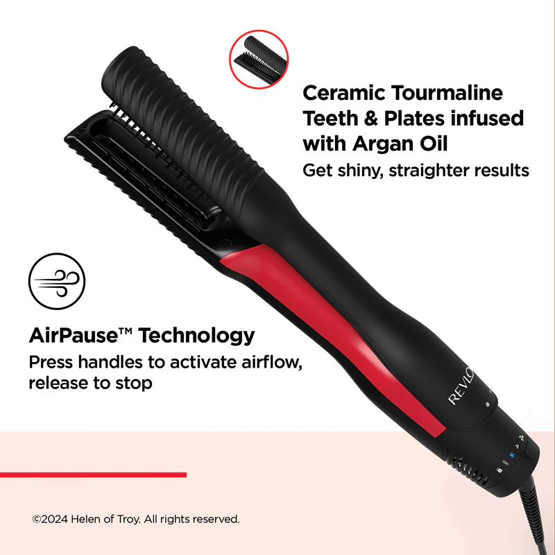 Escova térmica Revlon Beauty Salon One-Step Air Straightener Dryer & Styler