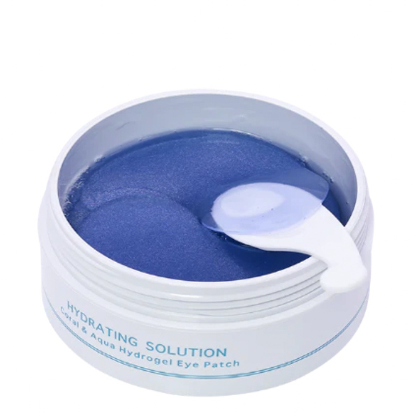 Beauugreen Augenpads in Korallen- und Aquamarinblau (30 Paar)