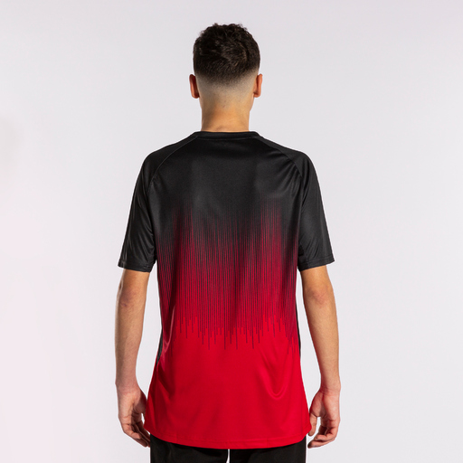 Tricou Joma Tiger IV cu mânecă scurtă roșu negru