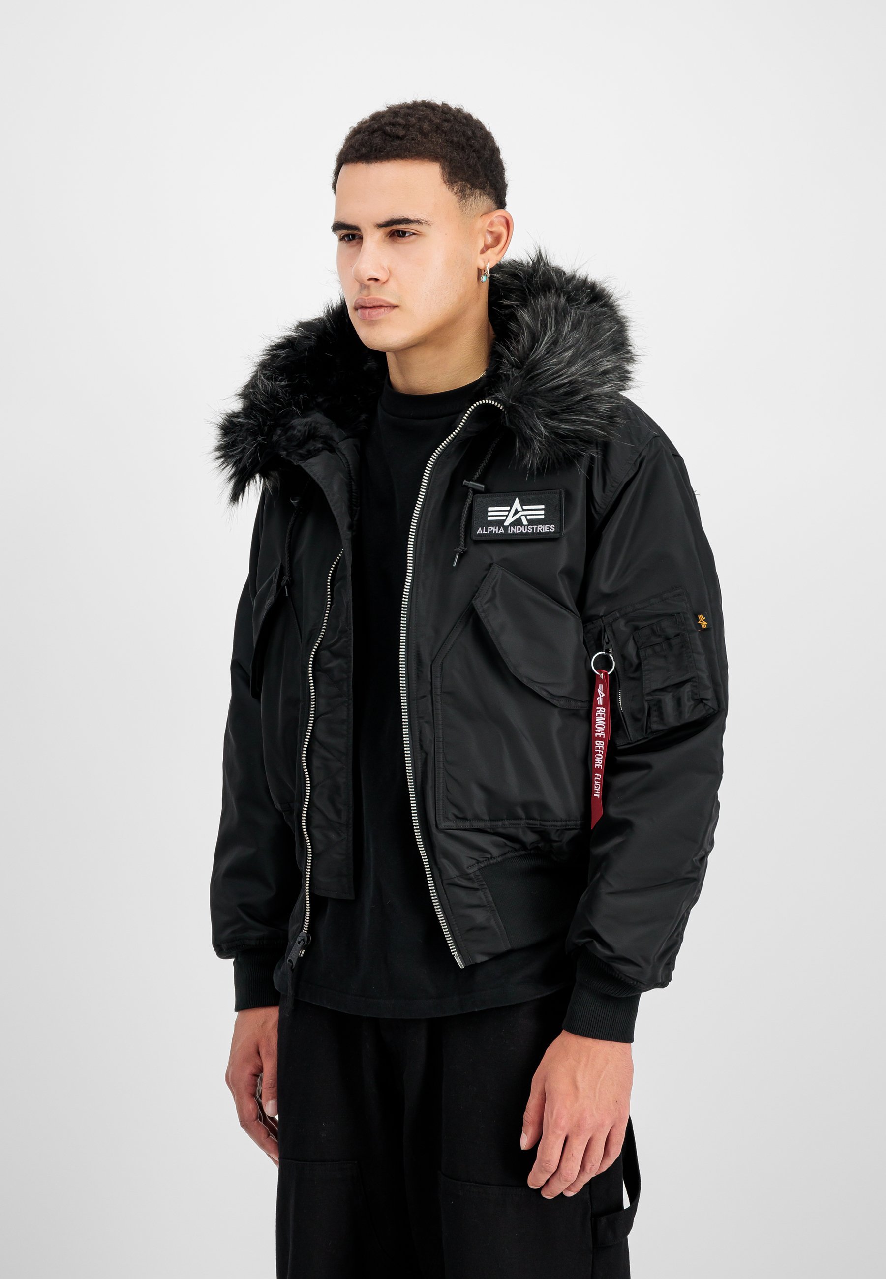 Alpha Industries 45P CUSTOM - Veste d'hiver - noire