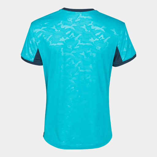  Joma Toletum II Kortærmet T-shirt, Fluorescerende Turkis, Marineblå