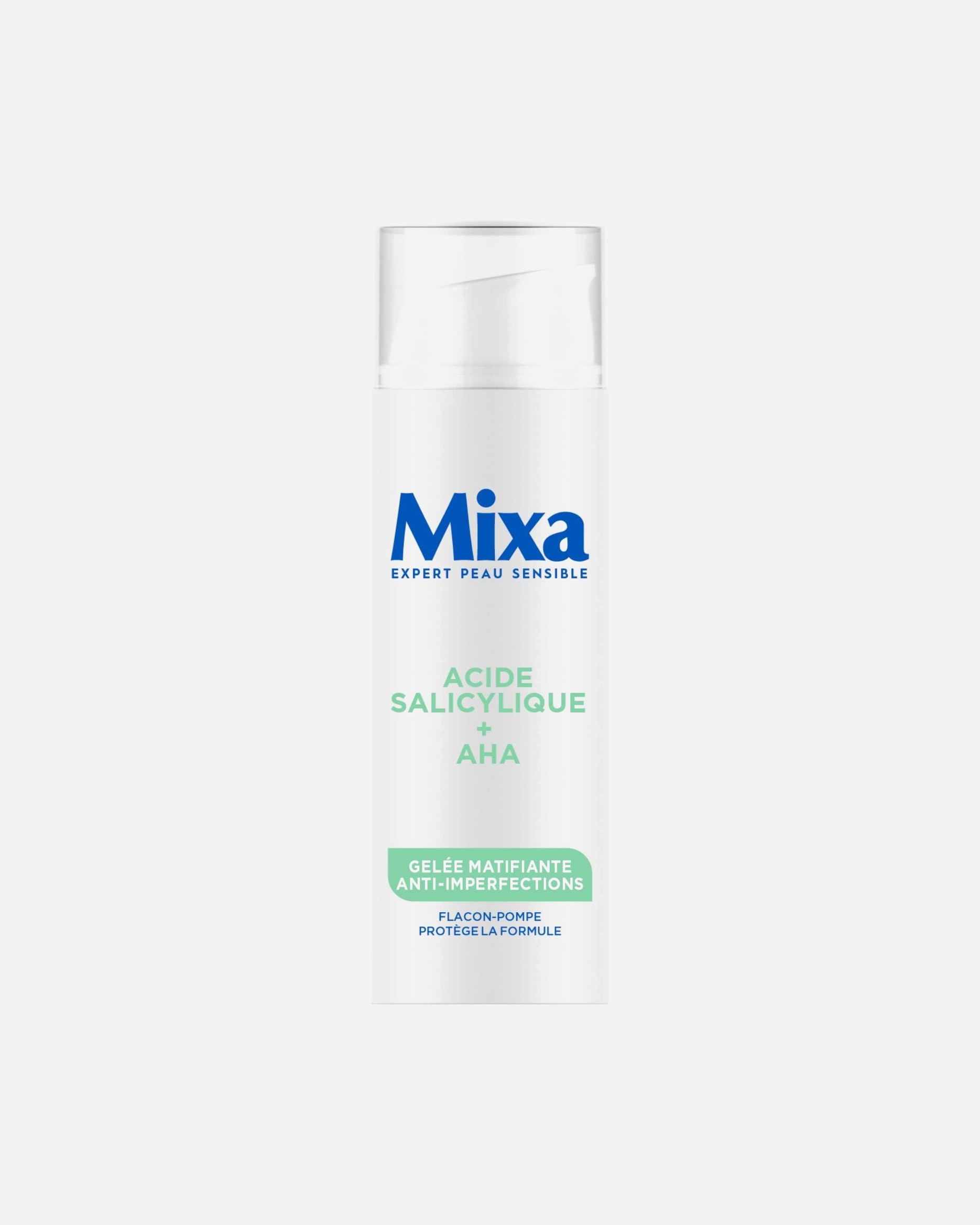Mixa Gelée Matifiante Anti-Imperfections à l’Acide Salicylique et Acide Alpha-Hydroxylé