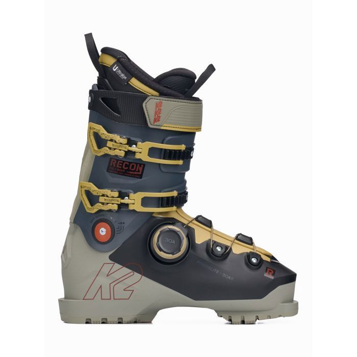 K2 Recon 110 Boa Ski Boots, Grey, Men's