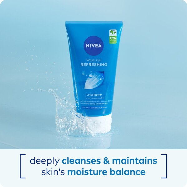 NIVEA osvježavajući gel za čišćenje lica 150 ml - Za normalnu do mješovitu kožu