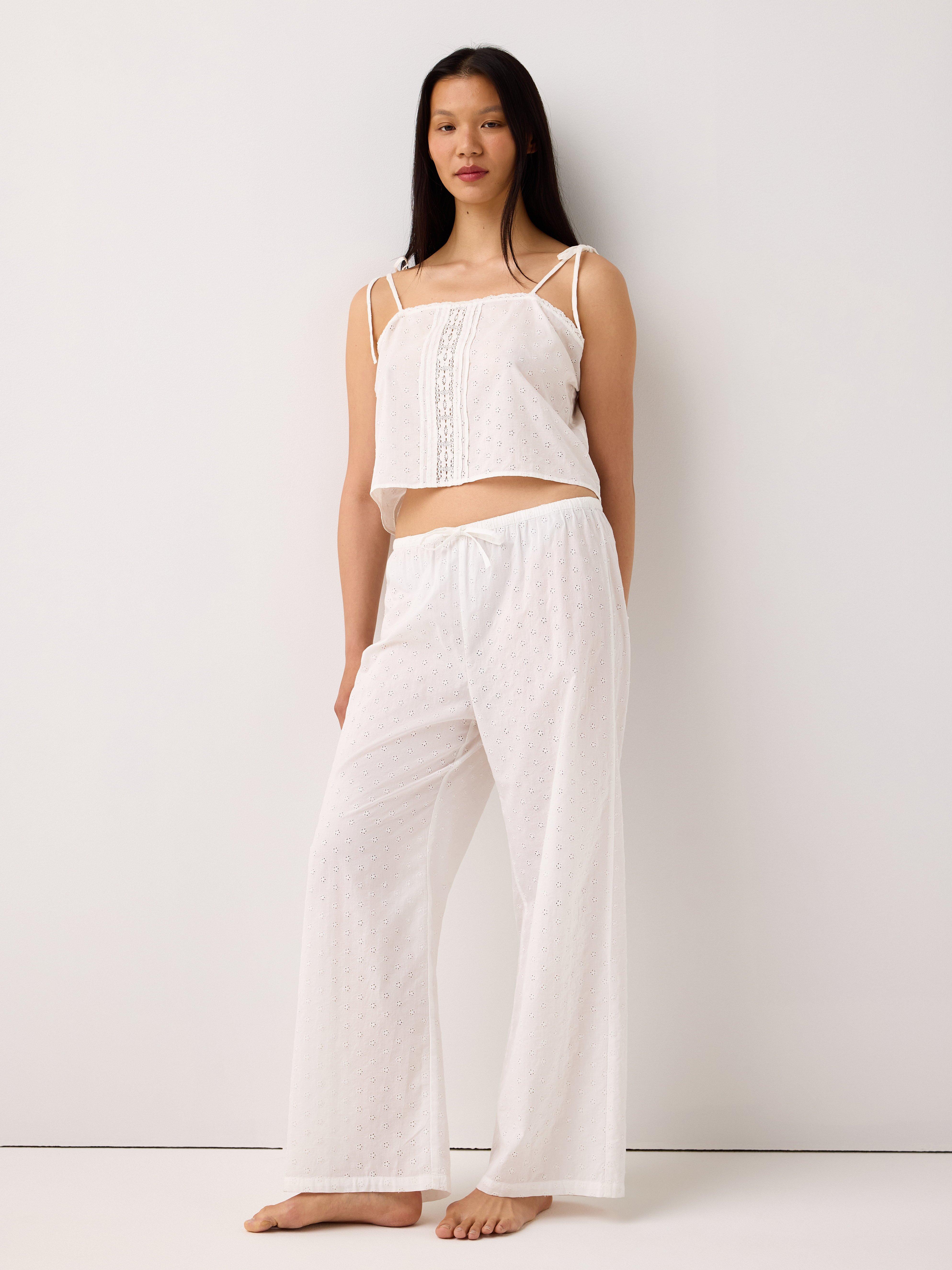 Pyjamasbyxor White